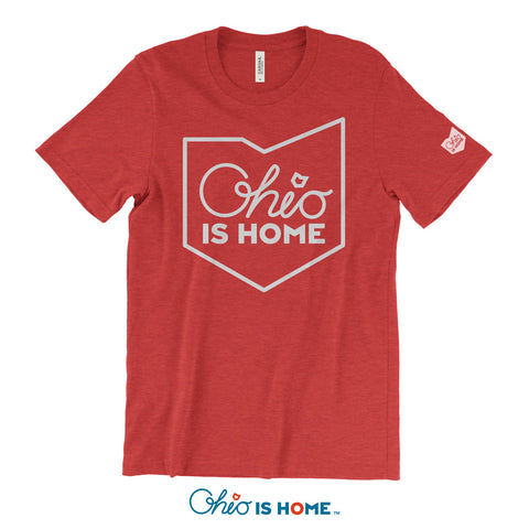 Ohio is Home T-shirt - Red
