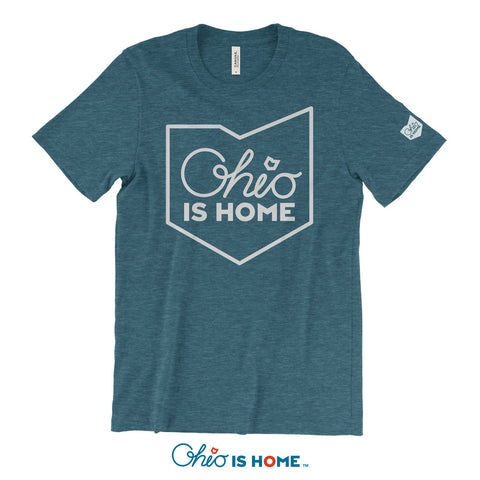 Ohio is Home T-shirt - Blue