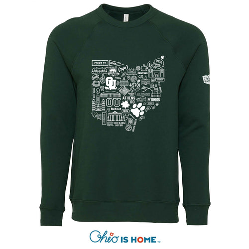 Ohio U OHIO Icons Crew Sweatshirt