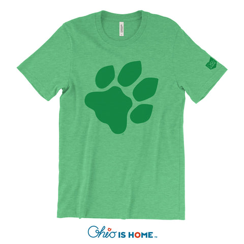 Ohio University Paw T-shirt - Green
