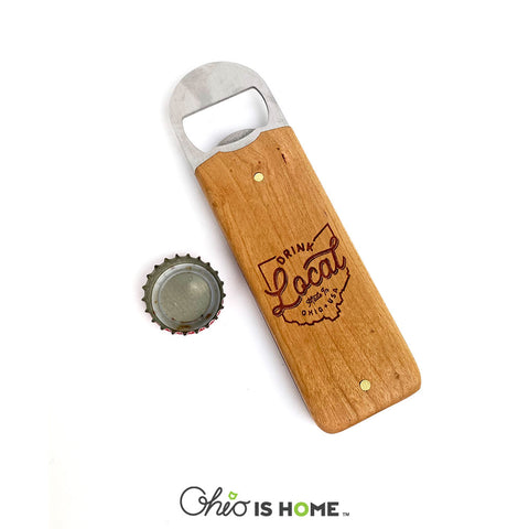 Drink Local Short Handheld Bottle Opener