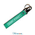 Court Street Athens Sign Key Lanyard